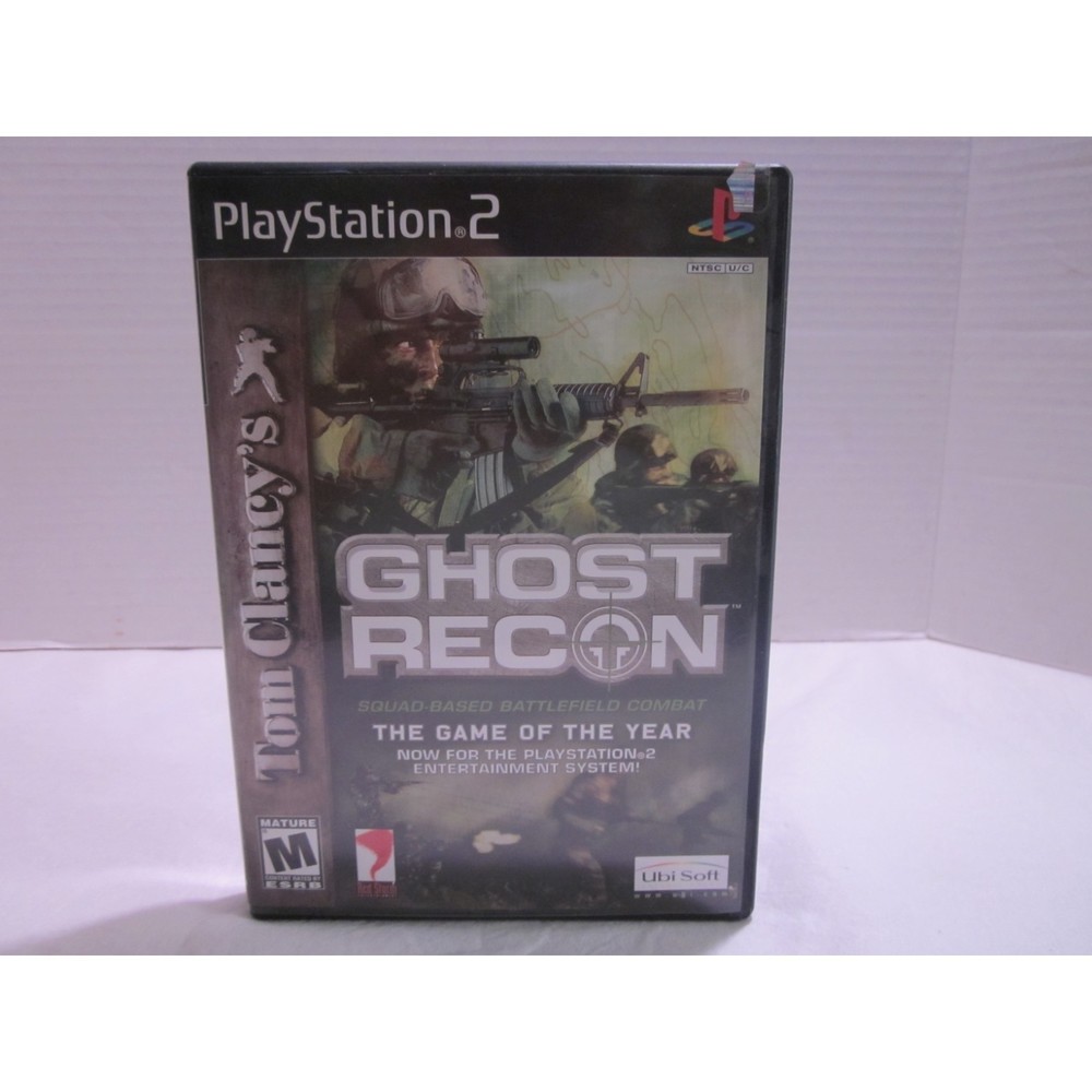 Tom Clancy's Ghost Recon Sony Playstation 2 PS2 Complete With Manual